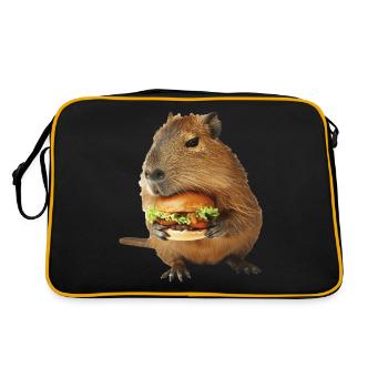 Capybara - Sac Retro - noir/or - Dos