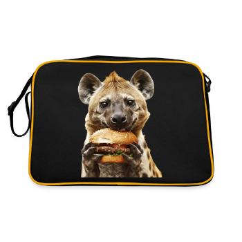 Hyène - Sac Retro - noir/or - Dos
