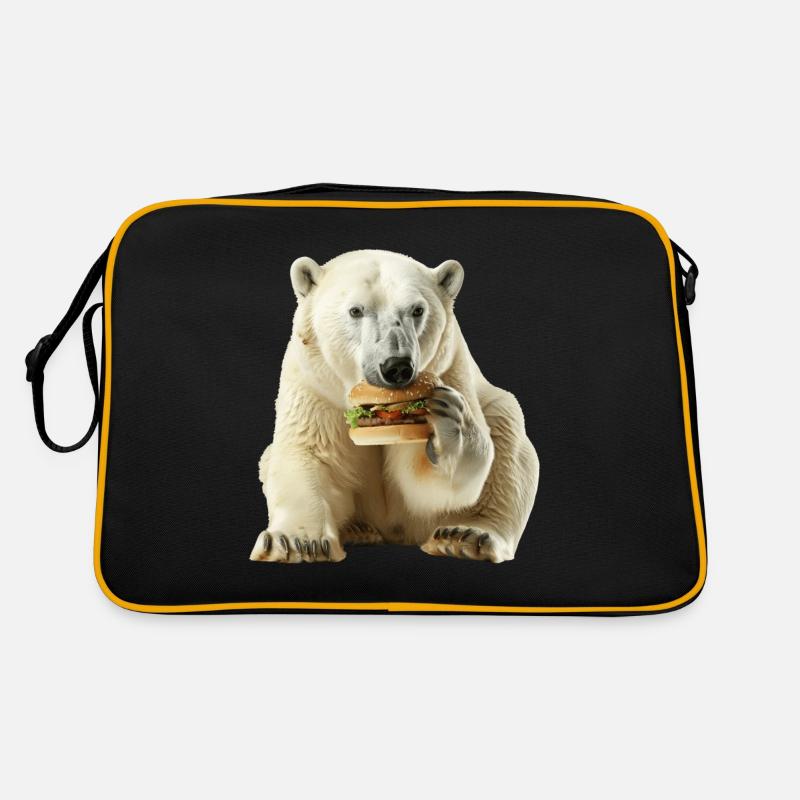 Ours blanc Sac Retro
