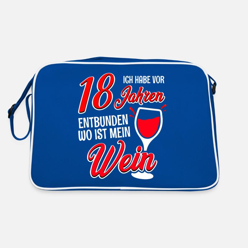 18. Geburtstag Geschenk Geburtstagsgeschenk Retro Tasche