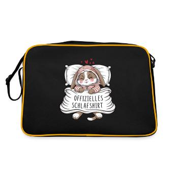 Chemise de nuit officielle Sweet Bunny - Sac Retro - noir/or - Dos