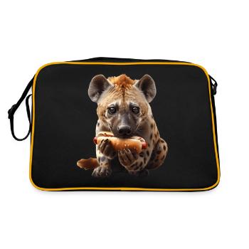 Hyène - Sac Retro - noir/or - Dos