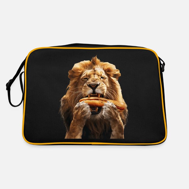 Löwe Retro Tasche
