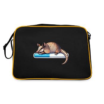 Mode veille Armadillo plus humoristique - Sac Retro - noir/or - Dos
