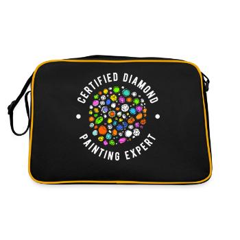 Accessories for Diamond Art Diamond Painter - Retro Bag - black/gold - Back