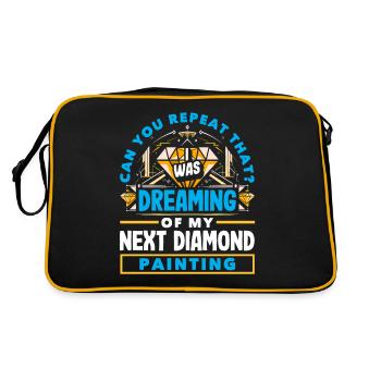 Accessories for Diamond Art Diamond Painter - Retro Bag - black/gold - Back