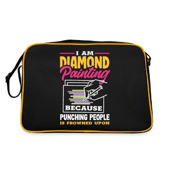 Accessories for Diamond Art Diamond Painter - Retro Bag - black/gold - Back