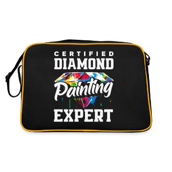 Accessories for Diamond Art Diamond Painter - Retro Bag - black/gold - Back