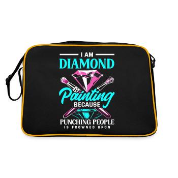 Accessories for Diamond Art Diamond Painter - Retro Bag - black/gold - Back