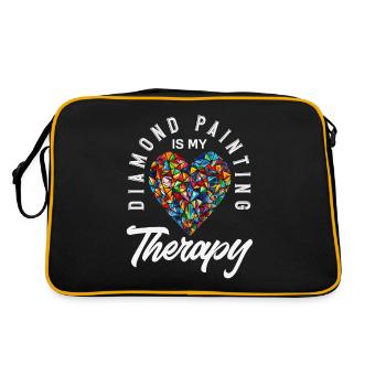 Accessories for Diamond Art Diamond Painter - Retro Bag - black/gold - Back