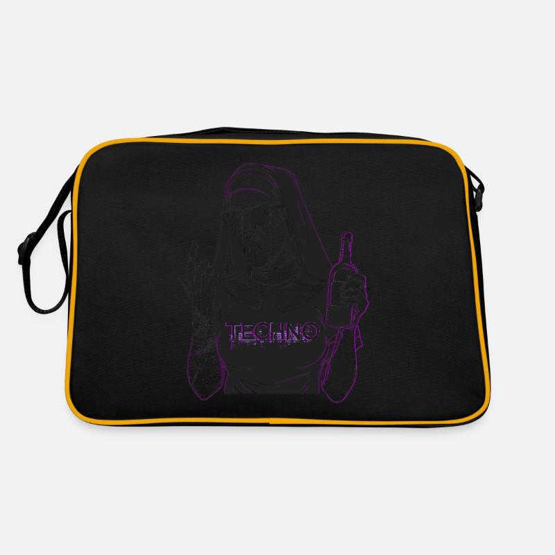 Rebellious Nun Techno Party Hardstyle Retro Bag