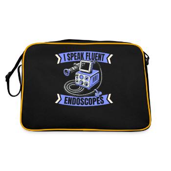 Technicien en endoscopie - Sac Retro - noir/or - Dos