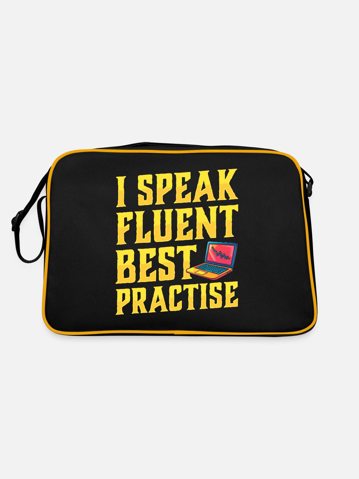 Consultant - Retro Bag - black/gold - Back