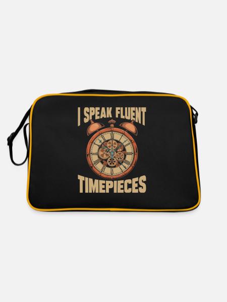 Watchmaker - Retro Bag - black/gold - Back