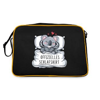 Chemise de nuit officielle Sweet Koala - Sac Retro - noir/or - Dos