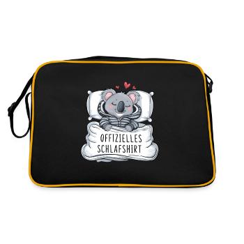 Chemise de nuit officielle Sweet Koala - Sac Retro - noir/or - Dos