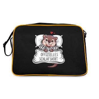Chemise de nuit officielle Sweet Koala - Sac Retro - noir/or - Dos