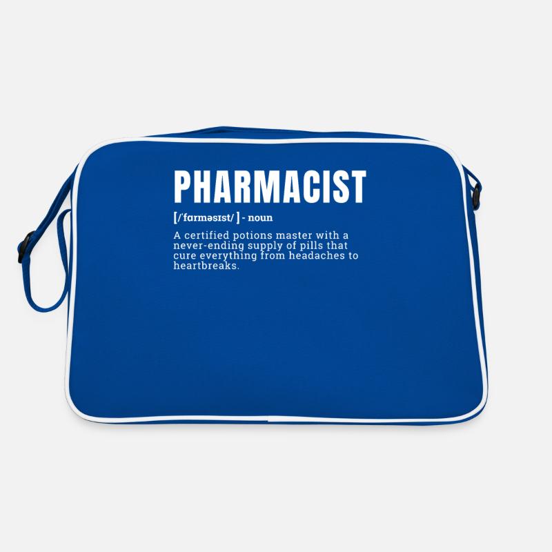 Funny Pharmacist Definition Never-Ending Supply Oc Retro Tasche