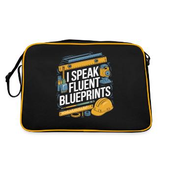 Civil engineer - Retro Bag - black/gold - Back