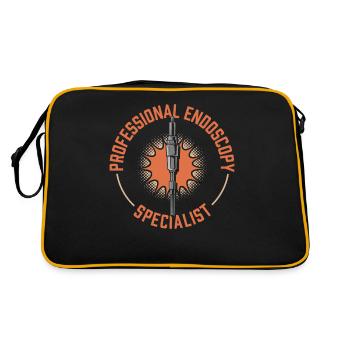 Technicien en endoscopie - Sac Retro - noir/or - Dos