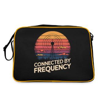 Radioamateur connecté par fréquence - Sac Retro - noir/or - Dos