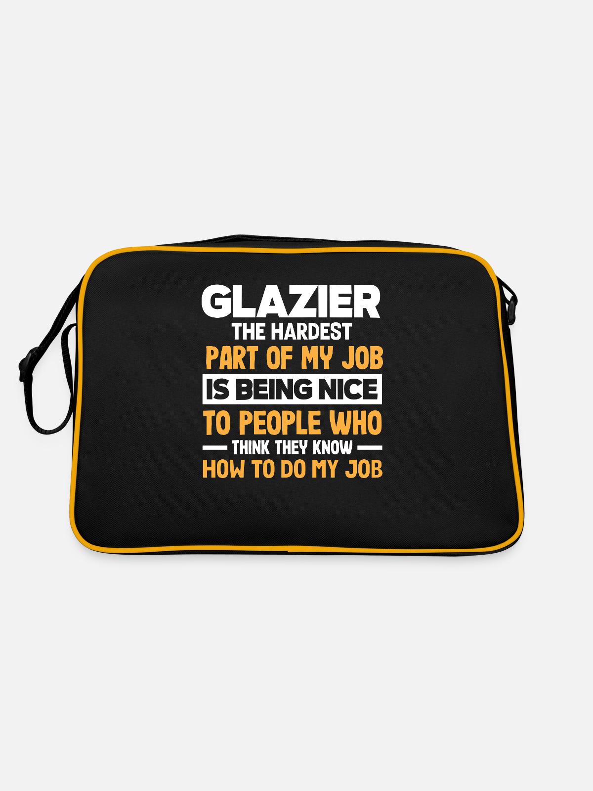 Glasses Gift - Retro Bag - black/gold - Back