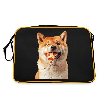 Akita - Retro Bag - black/gold - Back