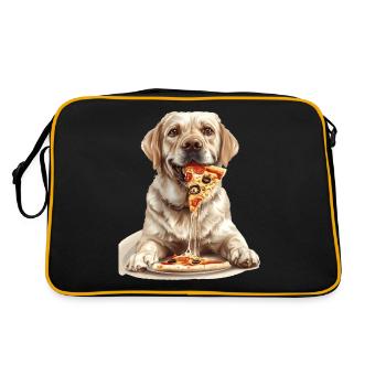 Labrador Retriever - Sac Retro - noir/or - Dos