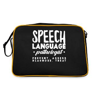 Speech Language Pathologist Prävent Assess - Retro Bag - black/gold - Back