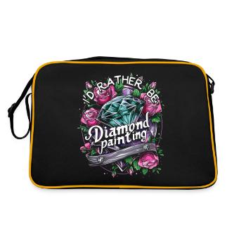 Accessories for Diamond Art Diamond Painter - Retro Bag - black/gold - Back