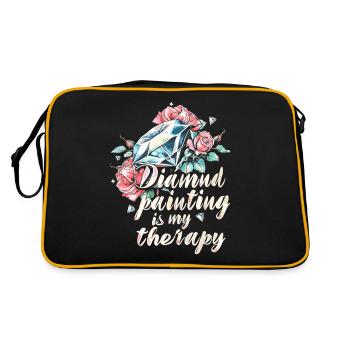 Accessories for Diamond Art Diamond Painter - Retro Bag - black/gold - Back