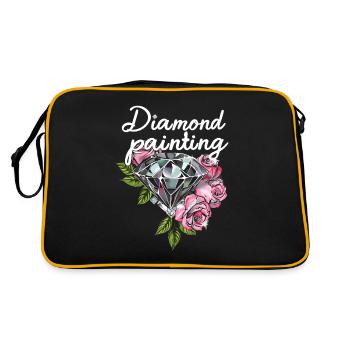 Accessories for Diamond Art Diamond Painter - Retro Bag - black/gold - Back