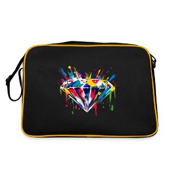 Accessories for Diamond Art Diamond Painter - Retro Bag - black/gold - Back