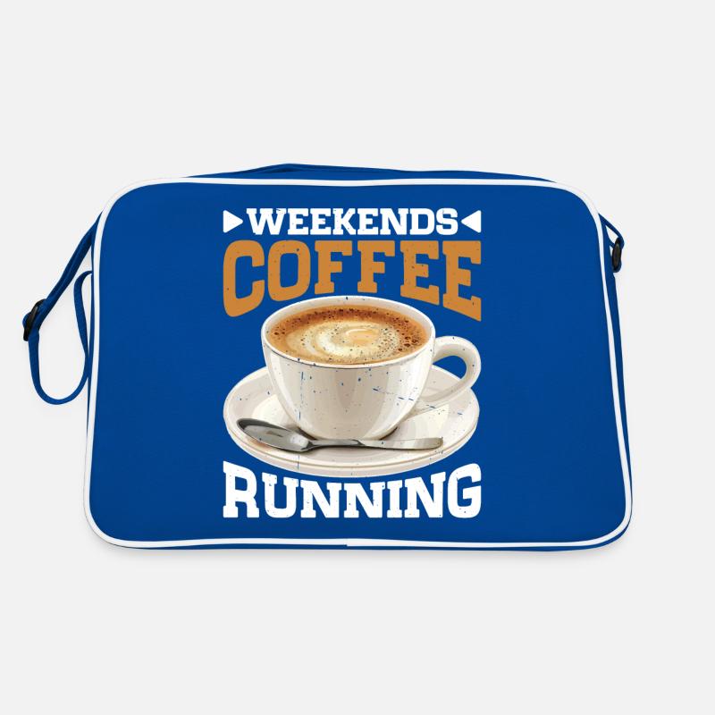 Weekends Coffee Running Retro Tasche