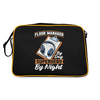 Floor Manager - Retro Bag - black/gold - Back