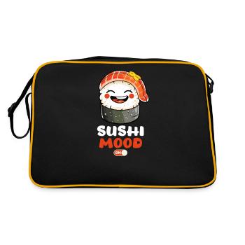 Sushi Roll Sushi Mood On - Sac Retro - noir/or - Dos