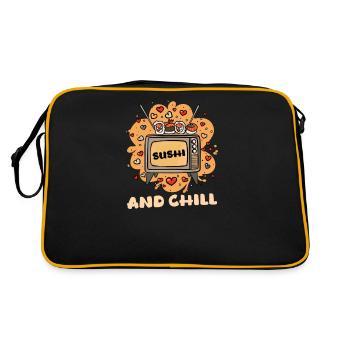 Sushi Roll Sushi Et Chill - Sac Retro - noir/or - Dos