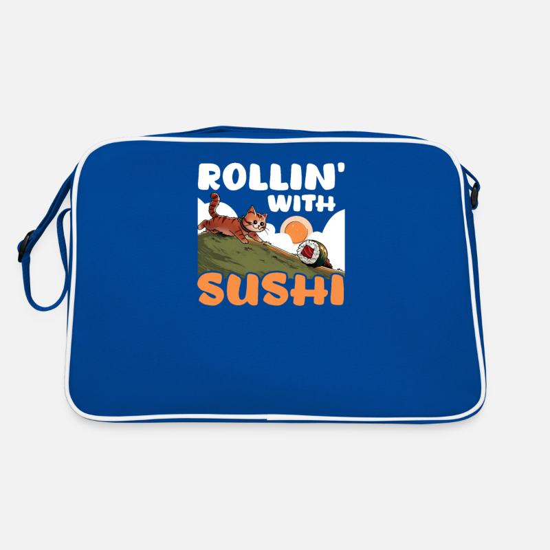 Sushi Roll Rollin' mit Sushi Retro Tasche