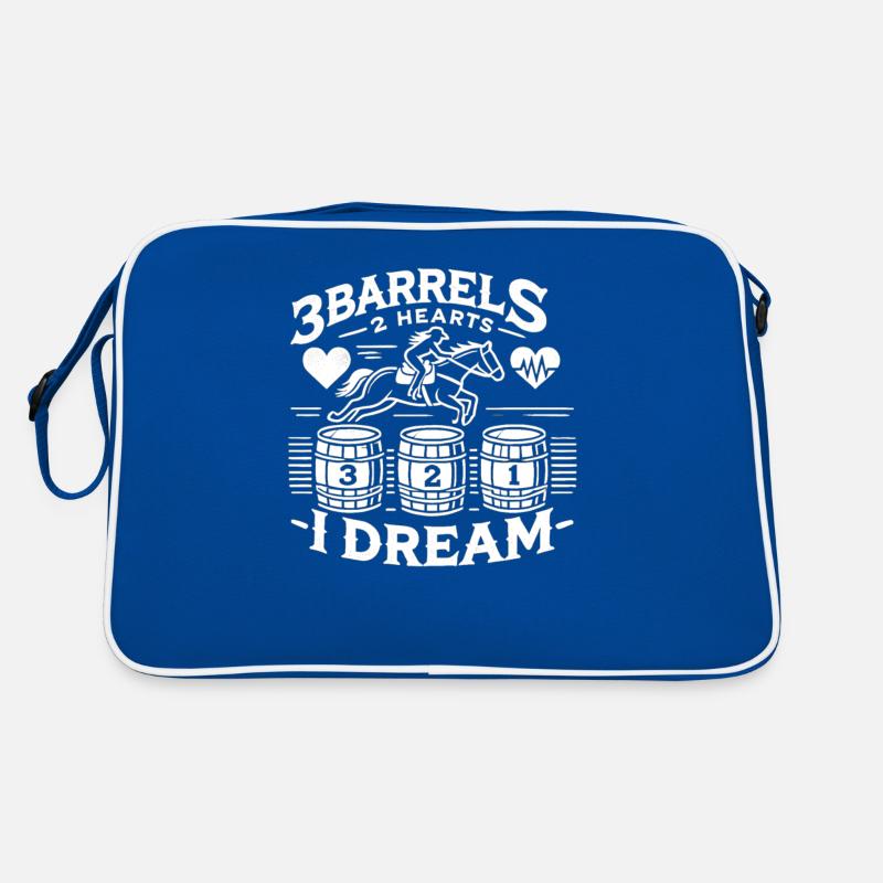 3 Fässer 2 Herzen 1 Traum Retro Tasche