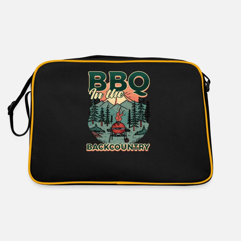 Barbecue du chef de camp dans l’arrière-pays Sac Retro