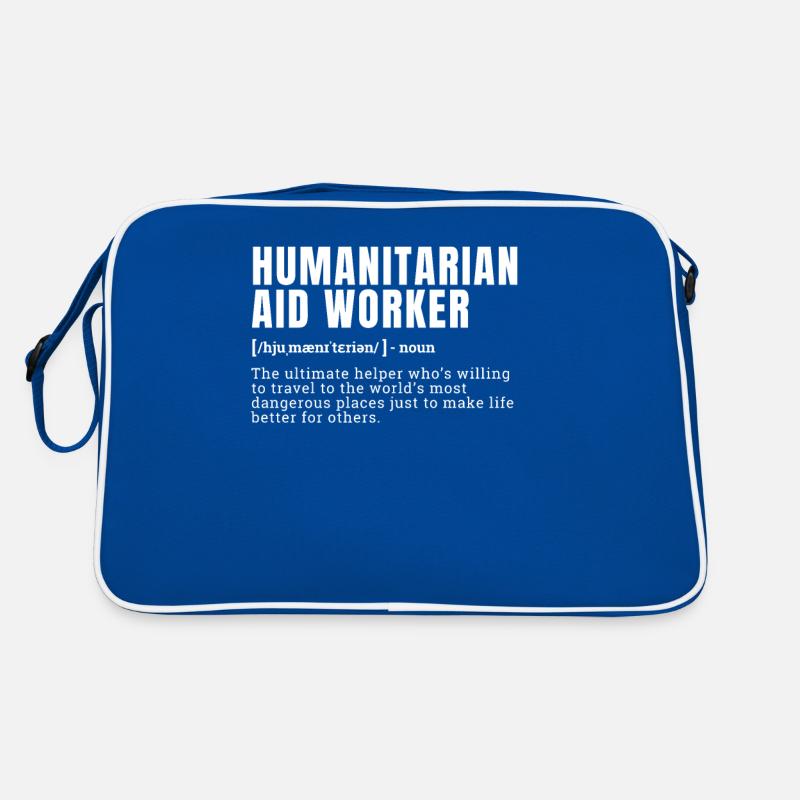 Drôle de travailleur humanitaire Définition Occupation Sac Retro