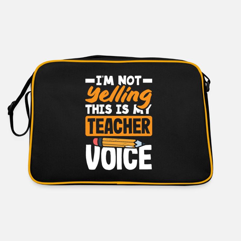 Funny Teacher Teacher Gift Retro Bag
