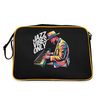 Jazz Vibes Uniquement l’art musicien - Sac Retro - noir/or - Dos