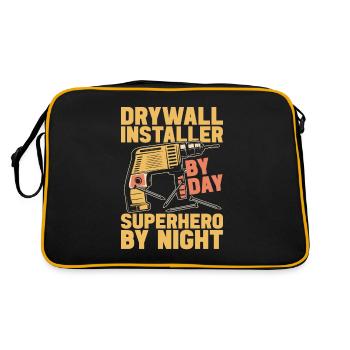 Drywall Installer - Retro Bag - black/gold - Back