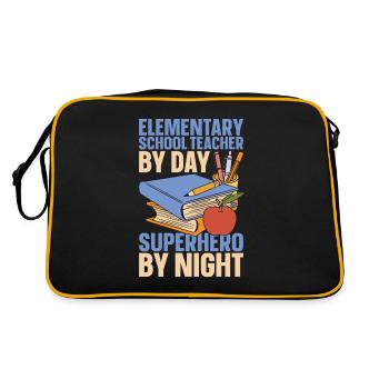 Primary school teacher - Retro Bag - black/gold - Back