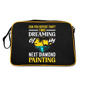 Accessories for Diamond Art Diamond Painter - Retro Bag - black/gold - Back