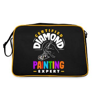 Accessories for Diamond Art Diamond Painter - Retro Bag - black/gold - Back