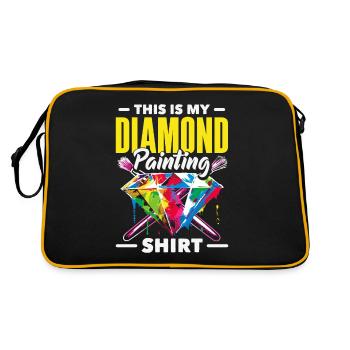 Accessories for Diamond Art Diamond Painter - Retro Bag - black/gold - Back