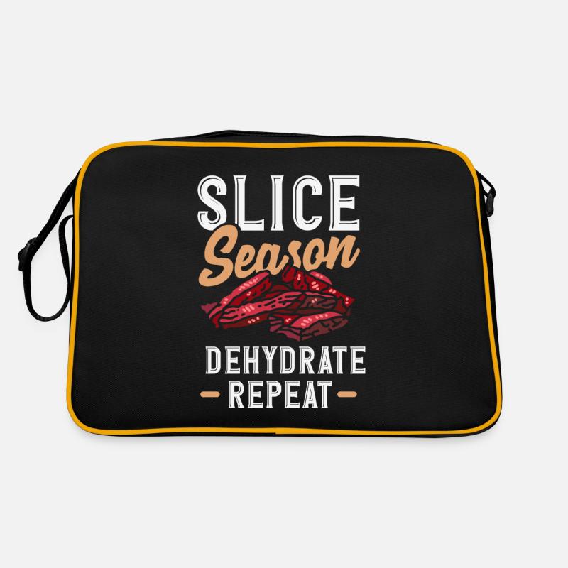 Beef Jerky Dealer Beef Jerky Kostüm Retro Tasche