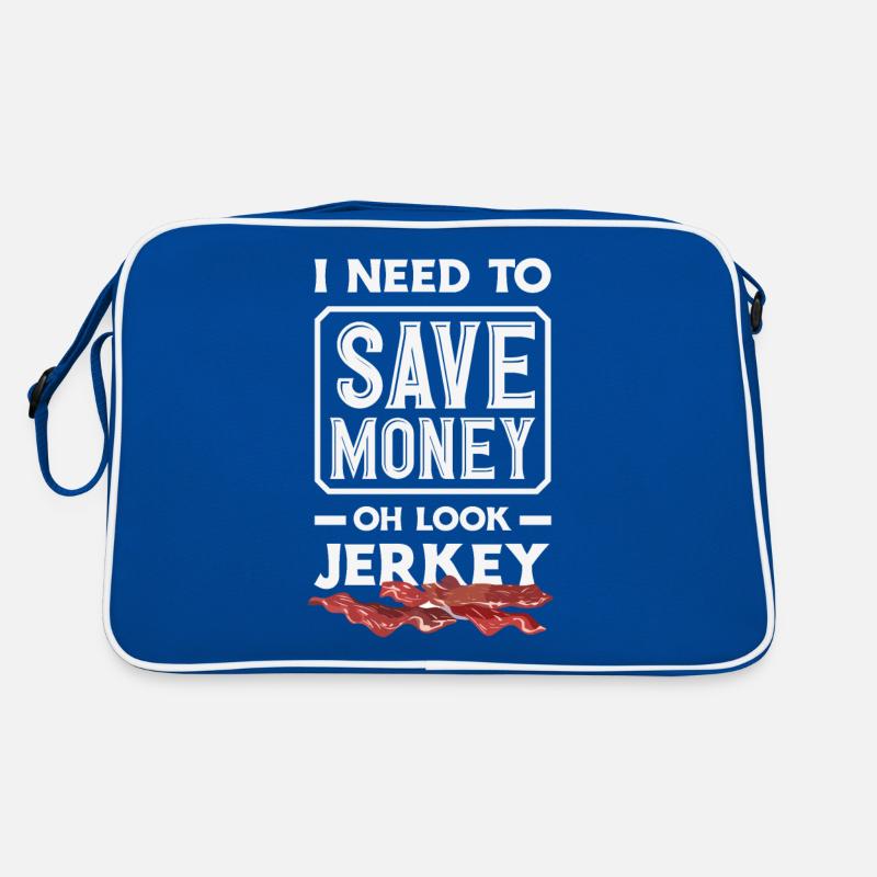 Beef Jerky Dealer Beef Jerky Kostüm Retro Tasche